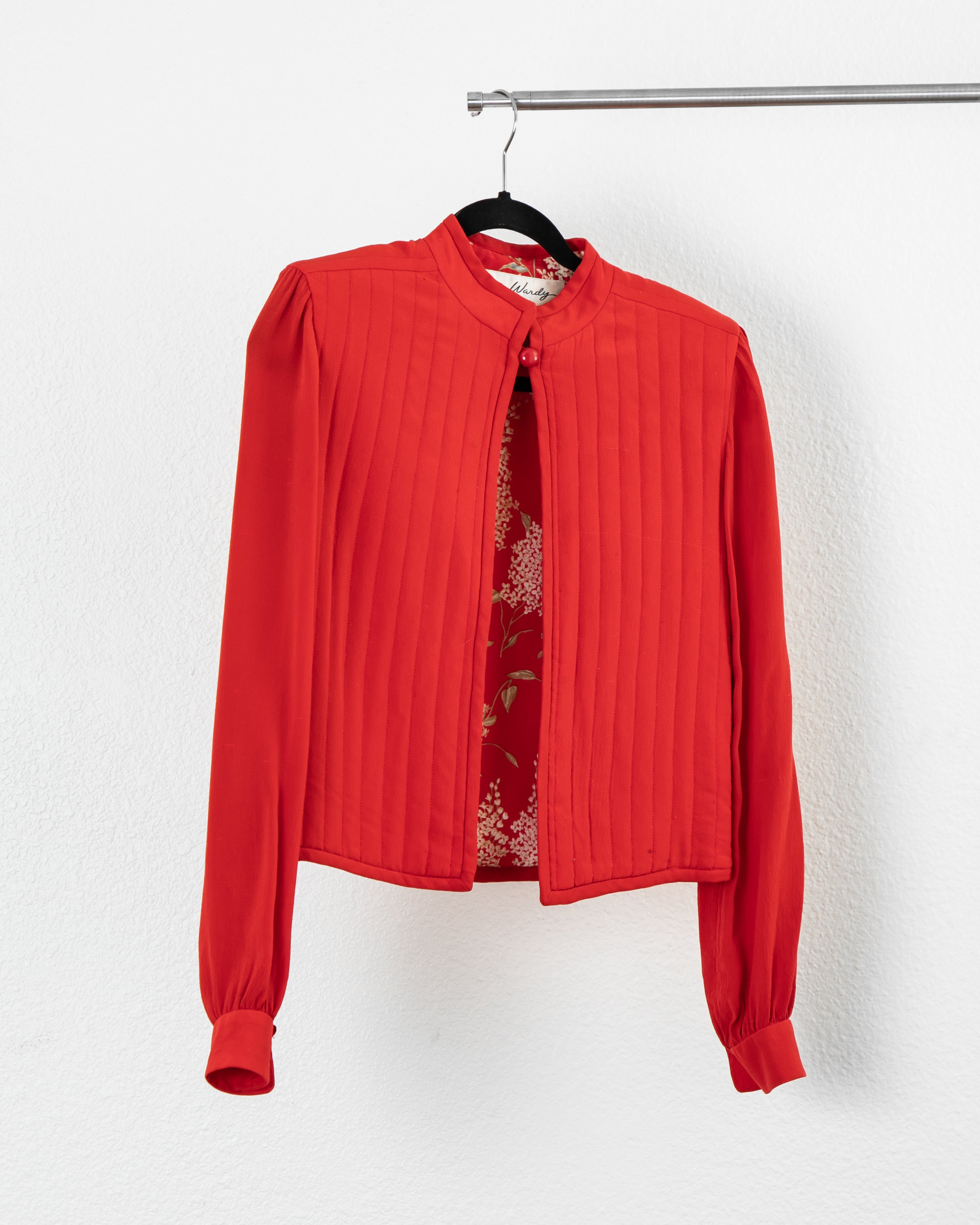 Ladies red clearance evening jacket