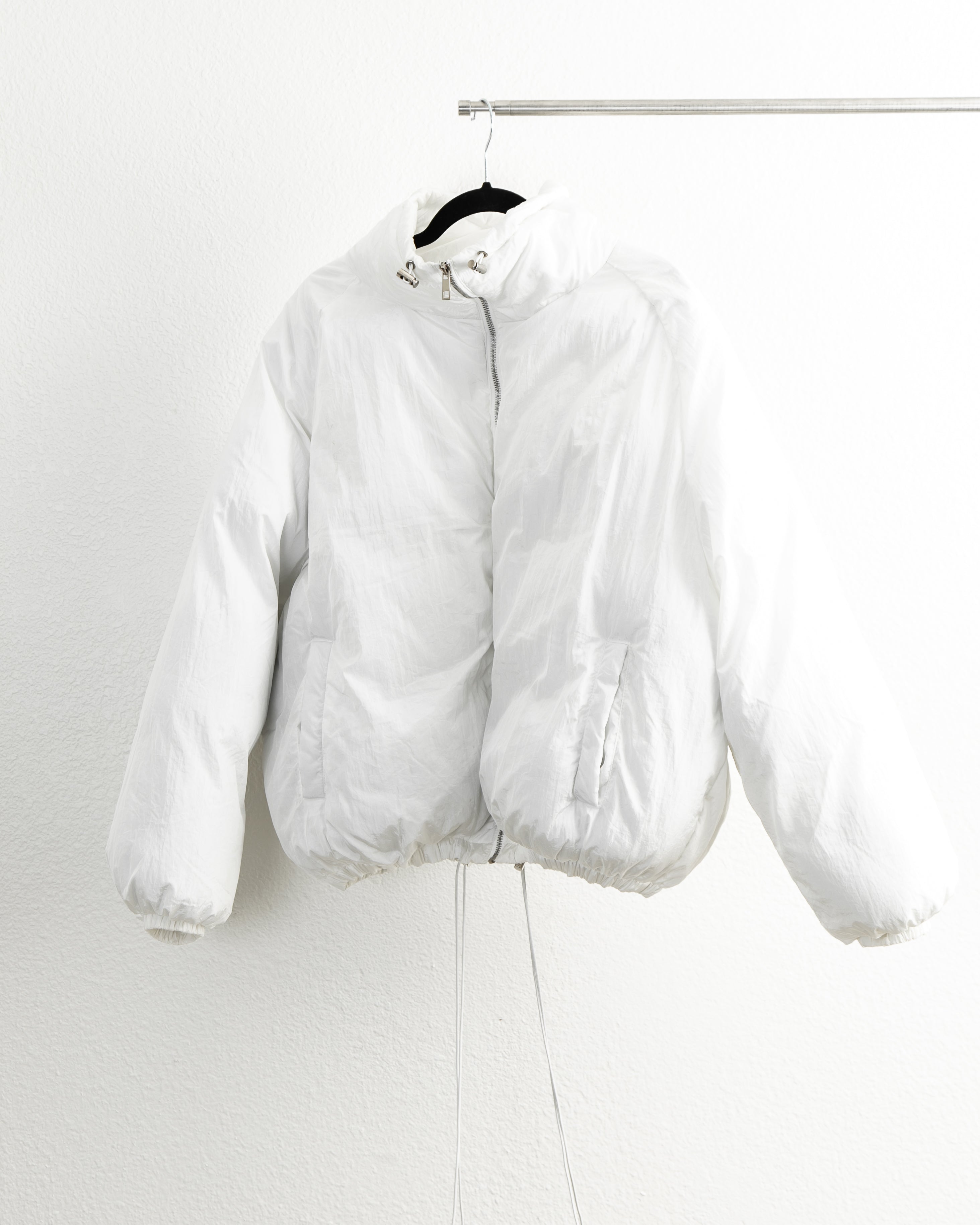 White puffer jacket sales zara